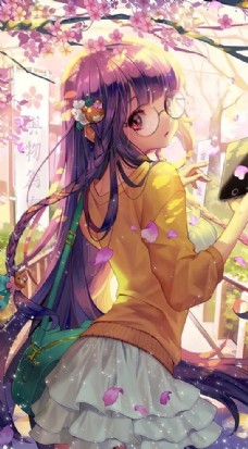 二次元动漫性感美女少女唯美妹子图片
