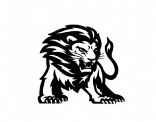 
                    狮子狮头标志标识图标素材图片
