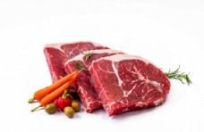 食材原料新鲜牛肉摄影图片