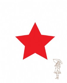 logo矢量五角星卡通人物图片