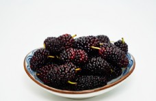 水果海报桑葚水果小吃背景海报素材图片