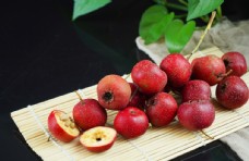 水果海报山楂果零食水果背景海报素材图片