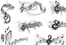 音乐乐谱音符图片