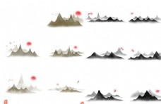 中国风山脉图片