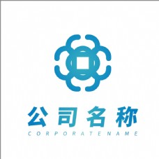浅色商务公司logo设计图片