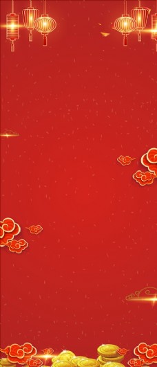 红色春节元旦喜庆背景图片