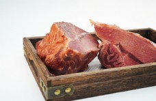 美食素材卤牛肉美食食材背景海报素材图片