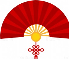 中国风设计扇子图片