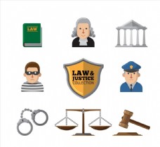 创意法律图标图片