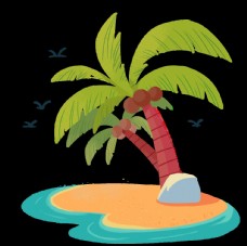 夏日椰子度假图片