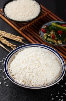 图片素材白米饭主食食材海报素材图片