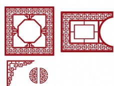 中式纹理边框元素图片