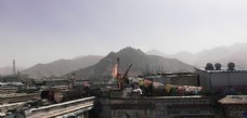 西藏古城建筑风光图片