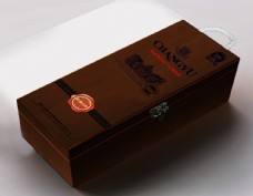 张裕特选级木方盒效果图图片