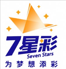 国外名家矢量LOGO七星彩logo图片