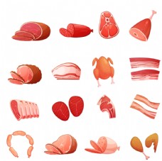 肉制食品肉肉制品鲜肉食品图片