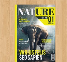 大自然大象自然杂志封面图片