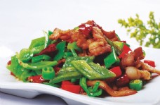 中华文化炒肉图片