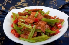 中华文化小炒黄牛肉图片