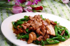 中华文化炒肉图片