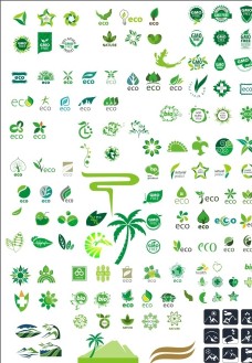 图片素材绿色环保logo素材图片