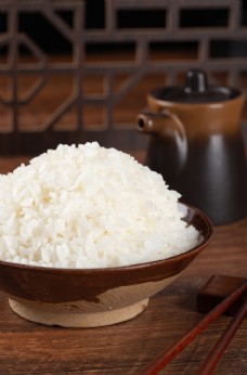 餐饮白米饭美食食材海报素材图片