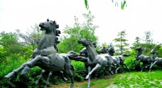 北京国际雕塑马图片