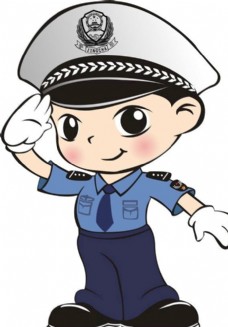 动漫动画警察卡通图图片