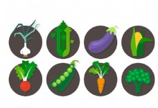 豌豆卡通蔬菜图片