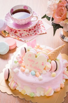 网红高档蛋糕店甜品下午茶图片