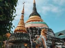 建筑素材泰国旅游旅行建筑背景海报素材图片