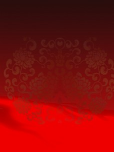欧式花纹背景红色背景图片