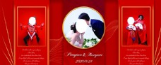 新娘红色婚庆背景图片