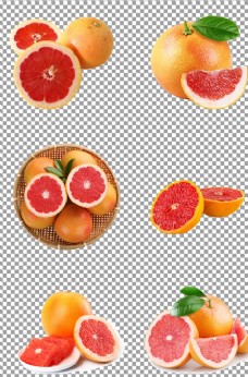 进口水果红心蜜柚子图片