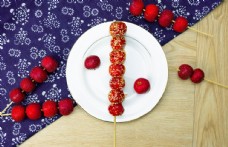 零食海报冰糖葫芦美食零食背景海报素材图片