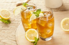 柠檬果汁饮品饮料背景海报素材图片