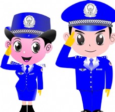 动漫动画警察图片