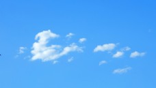 天空清新蓝天白云图片