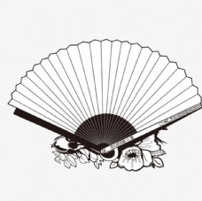 中国风设计矢量中国风扇子素材图片