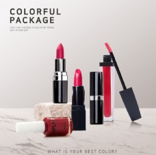 化妆品韩版美妆海报设计图片