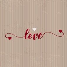 红色花朵心形LOVE婚庆情人节图片