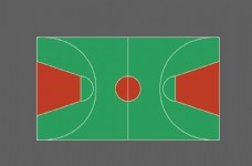 AI篮球场图片