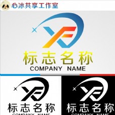 XF字母logo图片