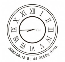 时钟雕刻表图片