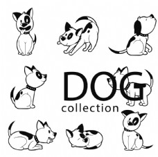 宠物狗狗DOG动物卡通图片