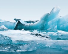 山水冰川图片