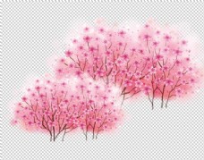 樱桃展架樱花装饰素材图片