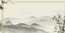 风景中国风水墨背景图片