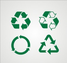 环保回收标志标识设计图片