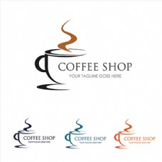 咖啡杯咖啡店铺标志图片